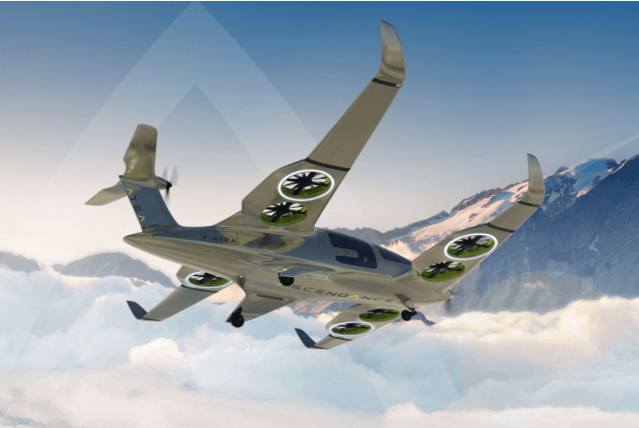 法国的 Ascendance 为其远程混合动力 eVTOL 修改设计